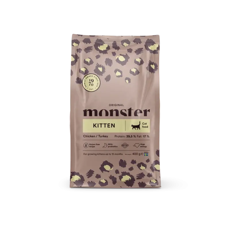 Monster Pet Food Cat Original Kitten Chicken/Turkey