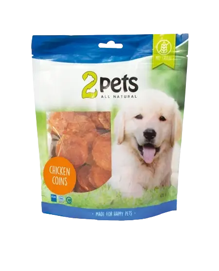 2pets Dogsnack Kyllingmynter, 400 g
