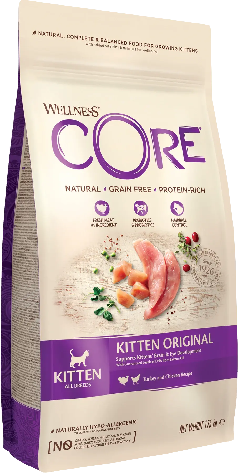 CORE Petfood Kitten Original kylling og kalkun 1,75 kg