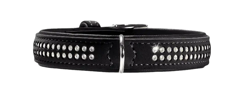 Hunter Hundhalsband Softie Deluxe Svart