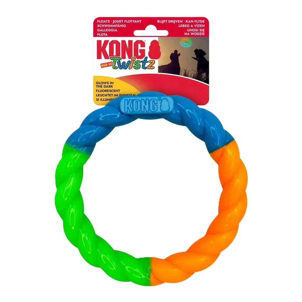 Kong Twistz High-Viz Ring Small 18cm
