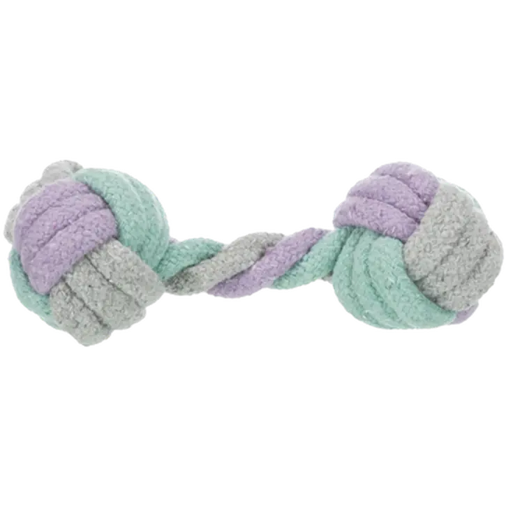 Trixie Junior hantel i tau Light/Lilac/Mint Multicoloured 15 cm