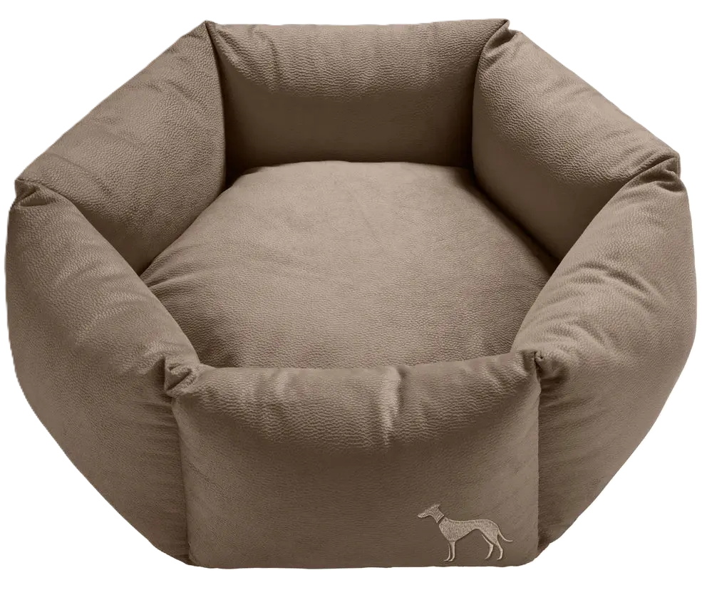 Hunter Sofa Ortho Hexagon Merida Polyester Taupe
