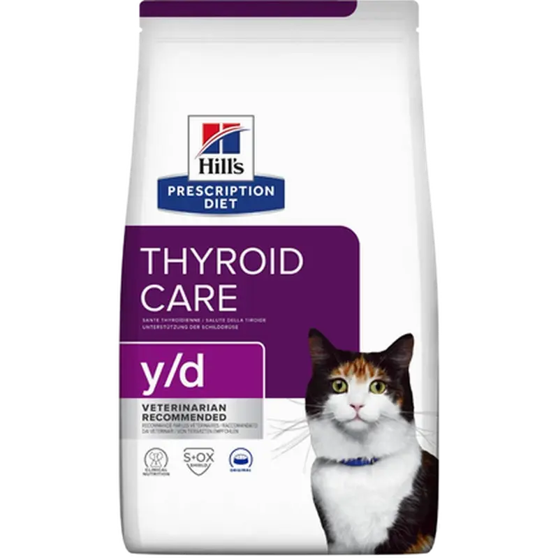 Hill's Prescription Diet Feline y/d Thyroid Care Original - Dry Cat Food