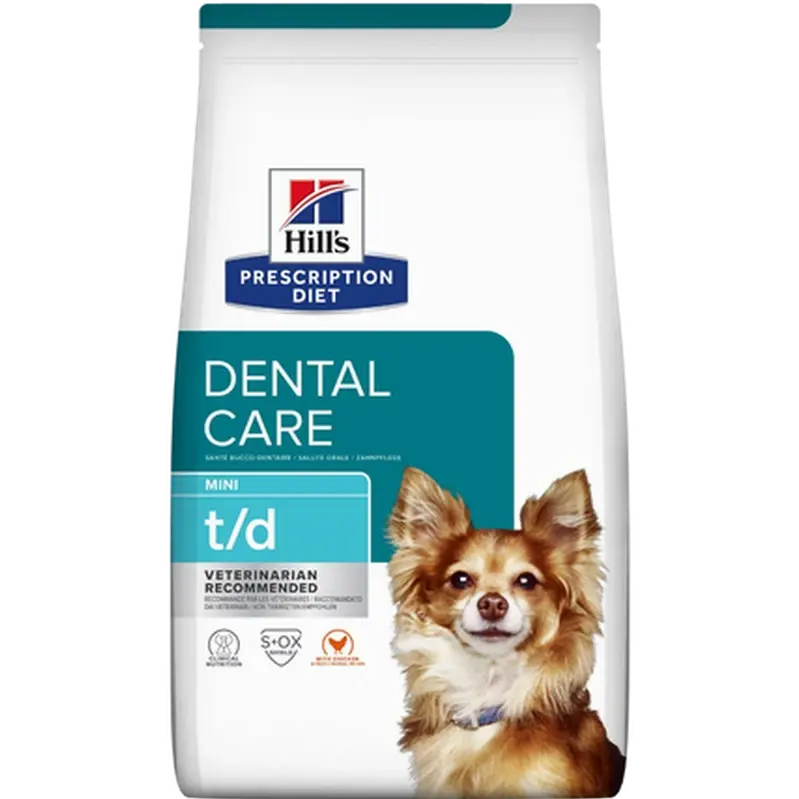 Hill's Prescription Diet Dog Hills Prescription Diet Canine t/d Dental Care Mini Chicken - Dry Dog Food 3 kg