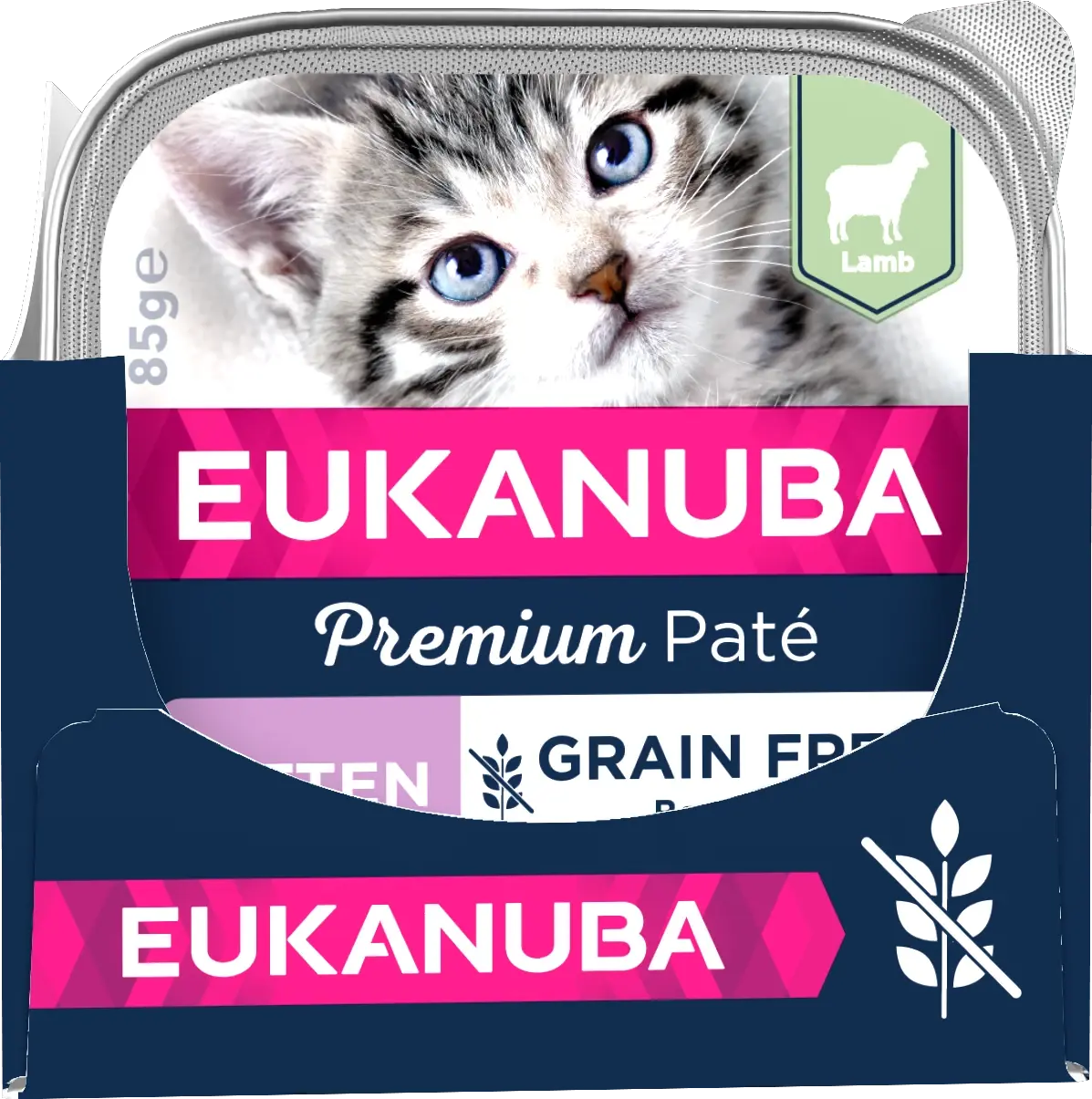 Eukanuba Katt Grain Free Kitten lammepaté 12x85g
