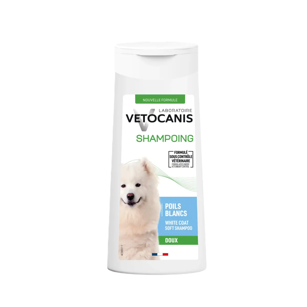Vetocanis Sjampo for lys pels 300 ml