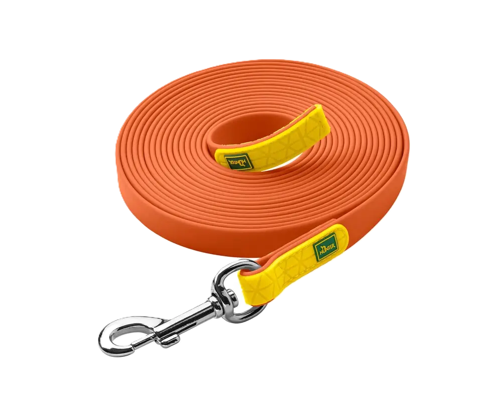 Hunter Leash Convenience 20/1200 Plastic Neon Orange w/o Handloop