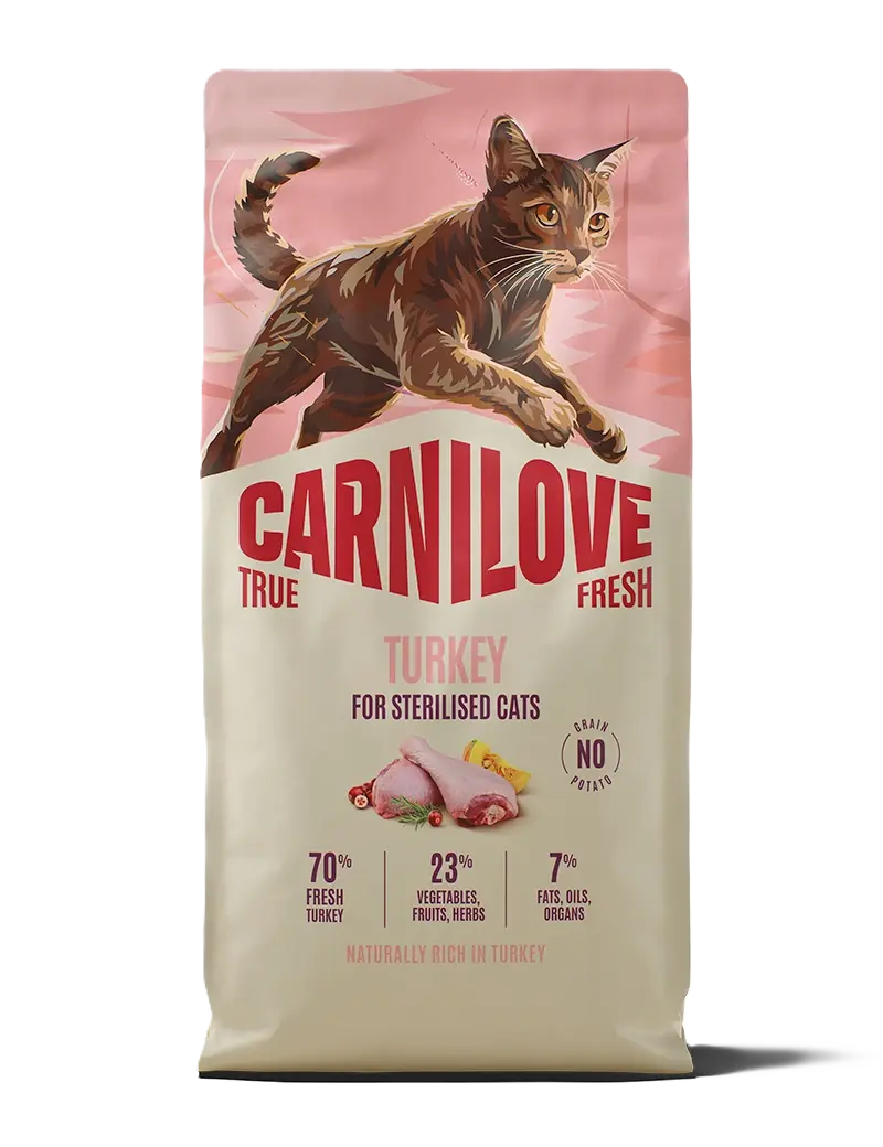 Carnilove True Fresh Cat Turkey for voksne, kastrerte katter av alle raser