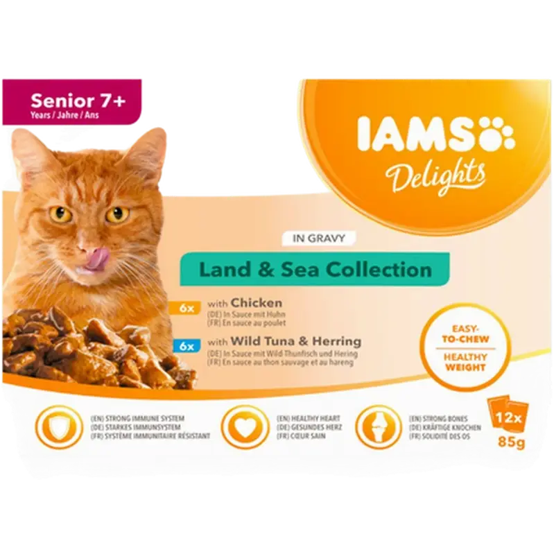 Iams Delights Multipack Senior Gravy