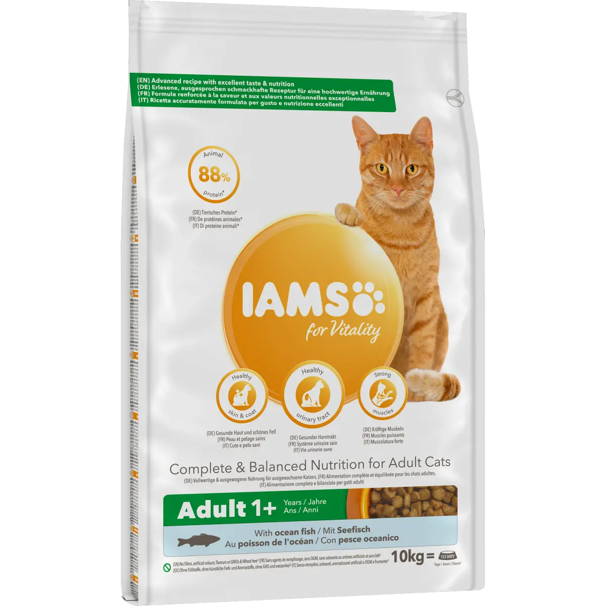 Iams Cat Adult Ocean Fish 10 kg