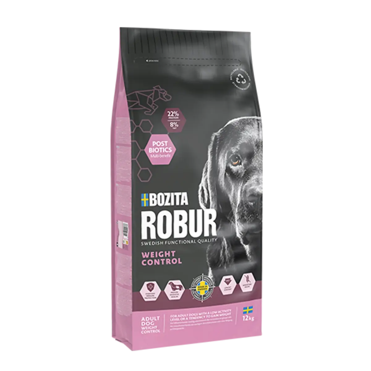 Bozita Robur Adult Light - Vektkontroll 12 kg