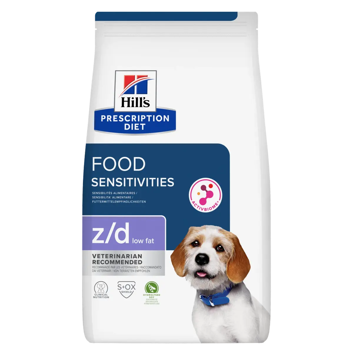 Hill's Prescription Diet Dog Canine z/d Low Fat Hydrolysed Soy