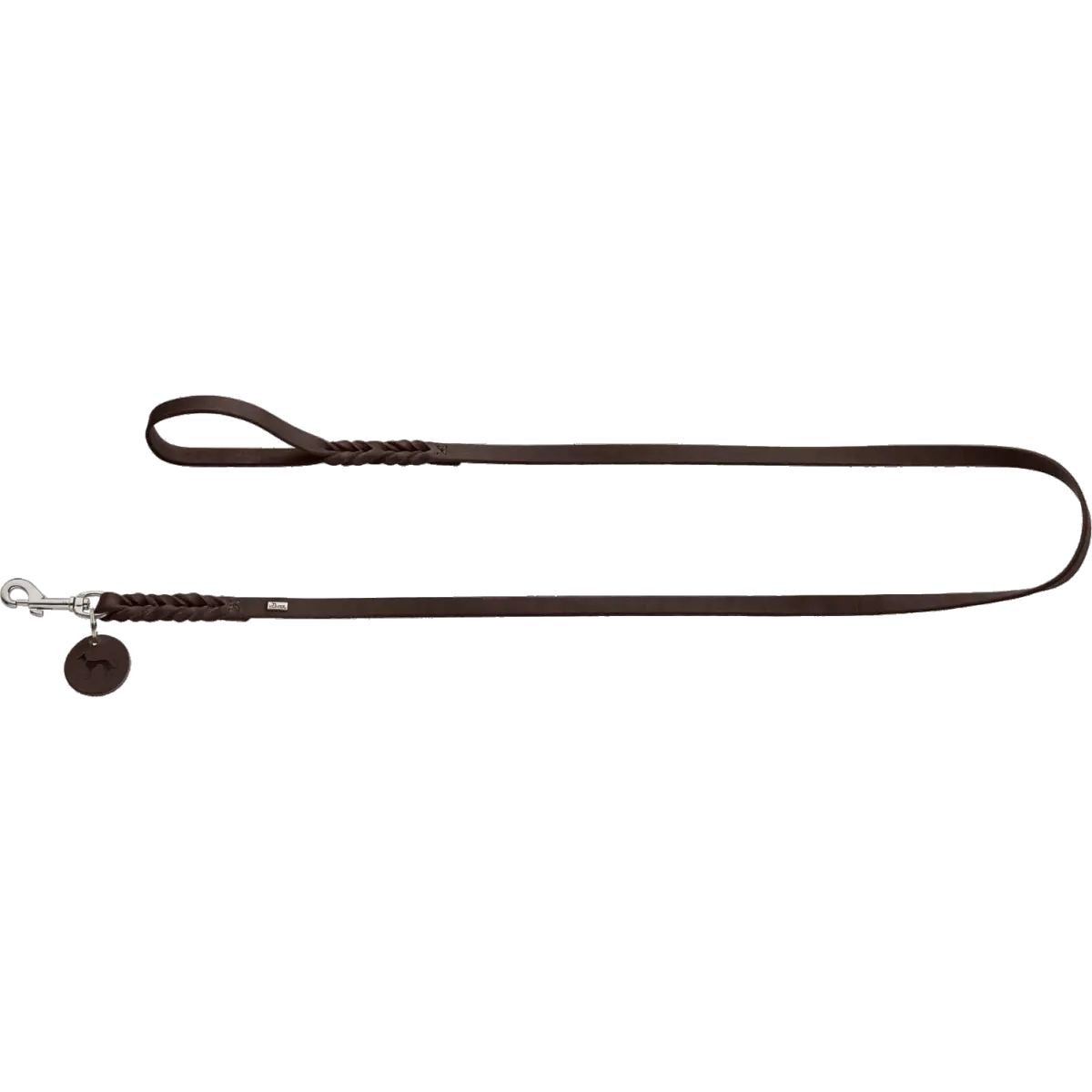 Hunter Dog Leash Solid Education Dark Brown 200 cm, 16 mm