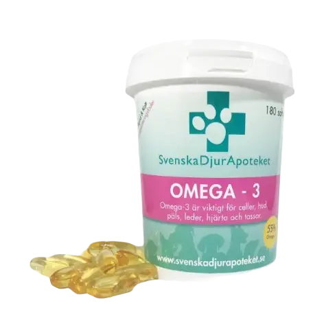 Svenska DjurApoteket Svenska DjurApoteket Omega 3 kapsler 180 stk.