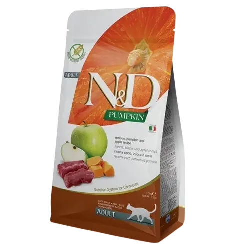 Farmina Cat N&D Pumpkin & Venison Torrfoder 1,5 kg