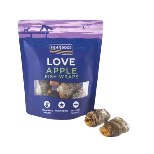 Fish4Dogs Apple fish wraps 90 g