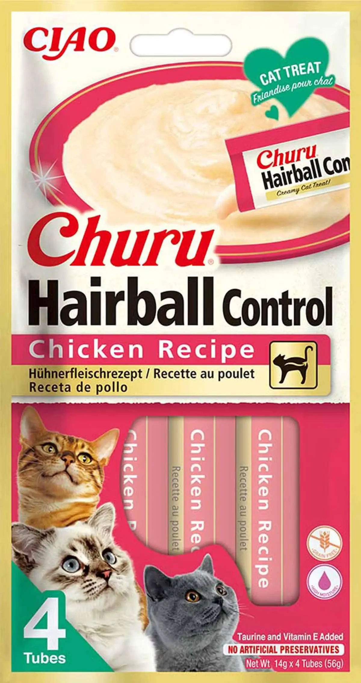 Churu Hairball Control Chicken 4 stk