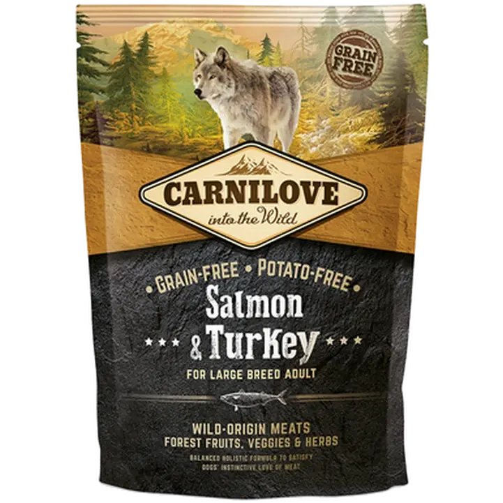 Carnilove Large Breed Adult Laks og kalkun 12 kg