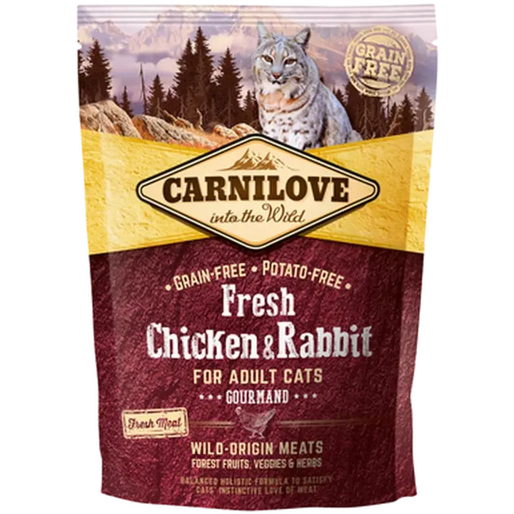 Carnilove Cat Fresh Chicken & Rabbit - Gourmand