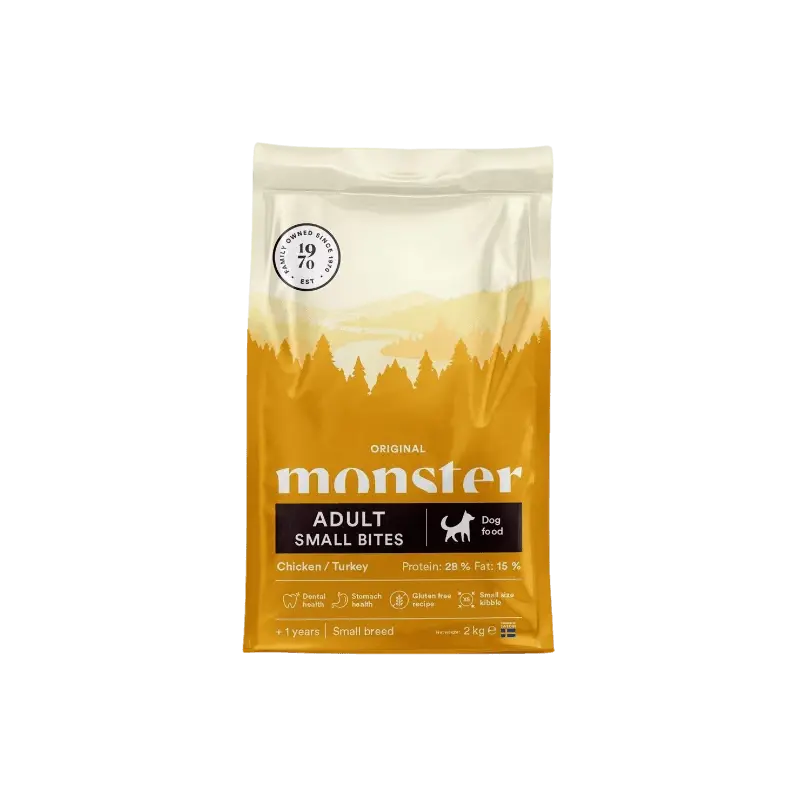 Monster Pet Food Dog Original Adult Small Bites