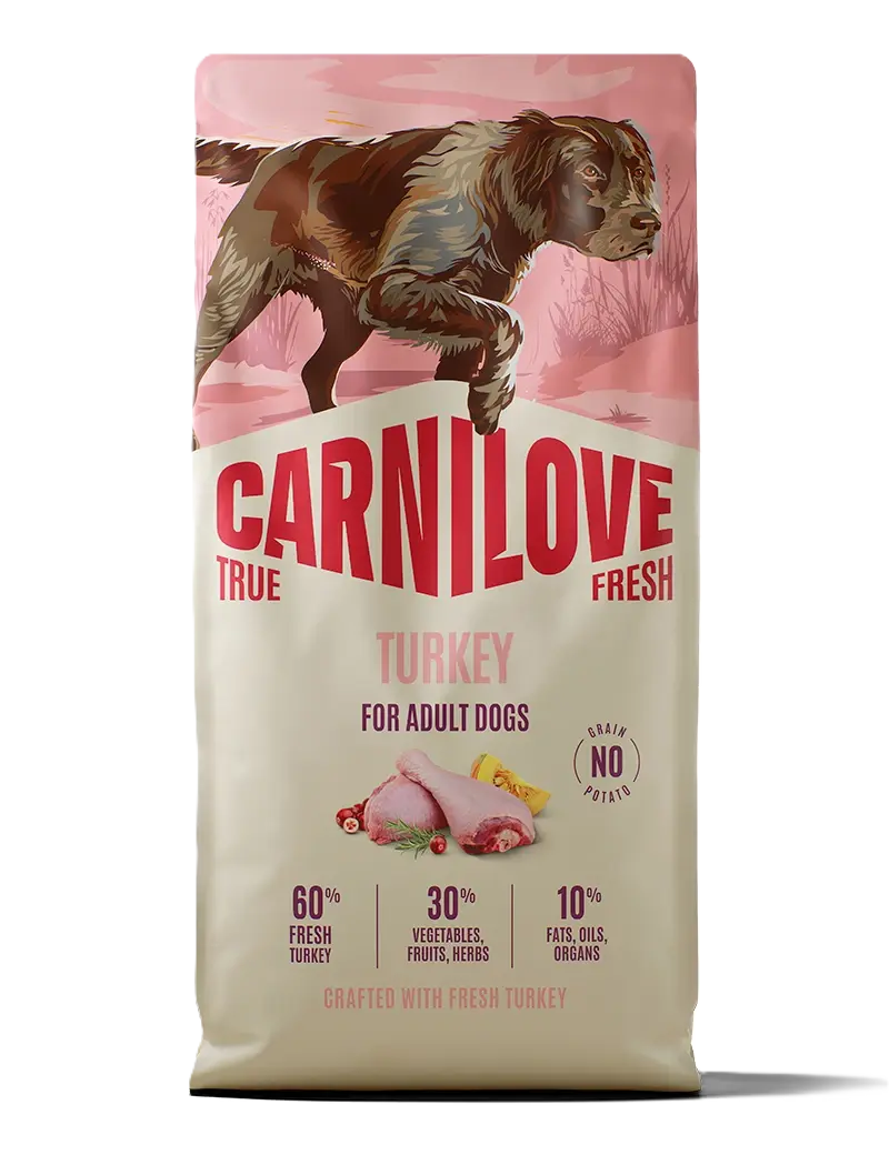 Carnilove True Fresh Dog Kalkun for voksne hunder av alle raser