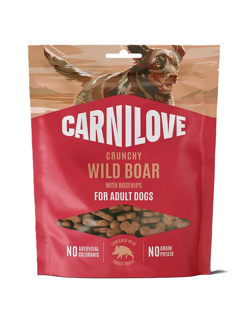 Carnilove Hundesnacks «Crunchy» med villsvin og nyper 200 g