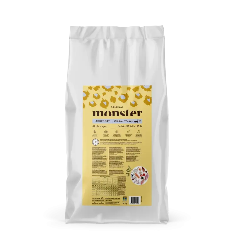 Monster Pet Food Cat Original Adult Chicken/Turkey