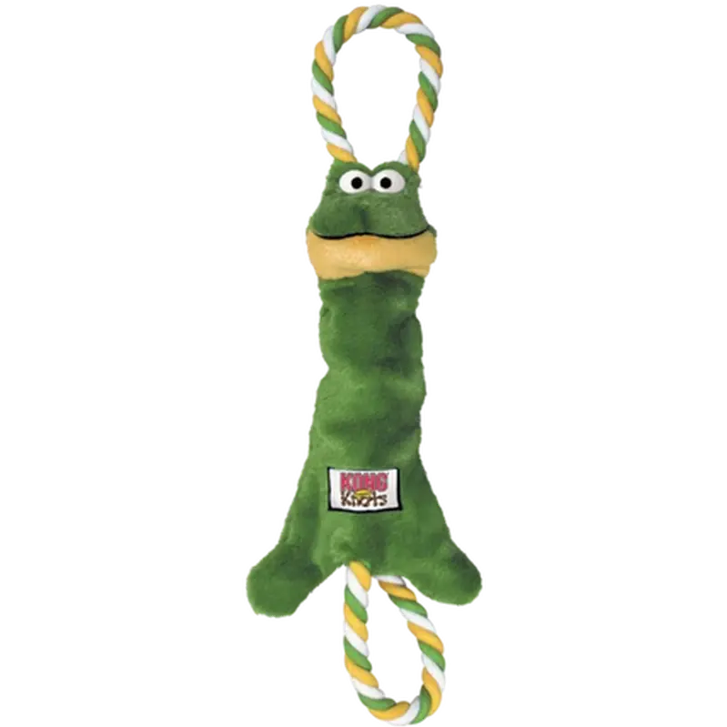 Kong Tugger Knots Frog Hundeleketøy Small/Medium 39cm