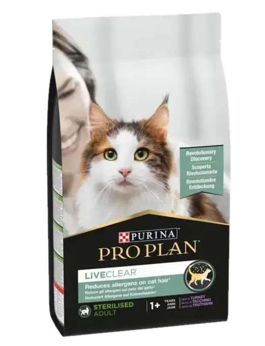 Purina Pro Plan Cat Liveclear Sterilisert kalkun 2,8 kg