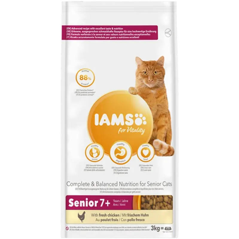 Iams Cat Senior & Mature Succulent Roast Chicken