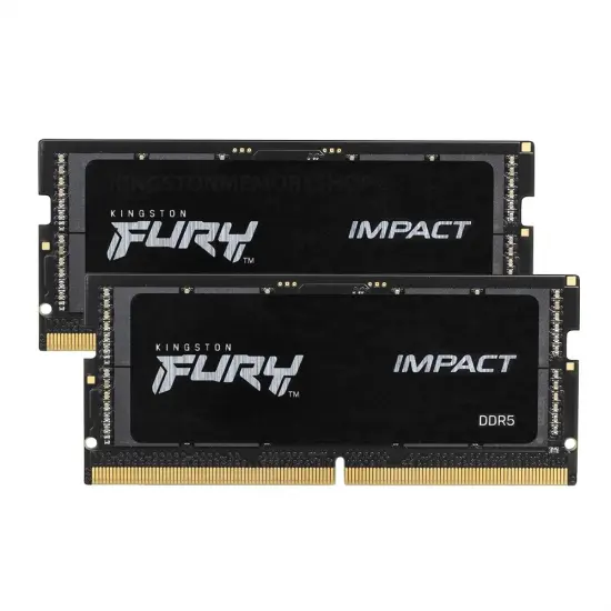 Kingston Fury Impact 32GB (2x16GB) / 5600Mhz / SODIMM DDR5 / CL40 / KF556S40IBK2-32