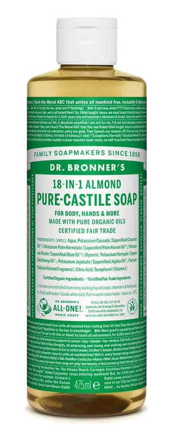 Dr. Bronner's Almond Liquid Soap 475 ml
