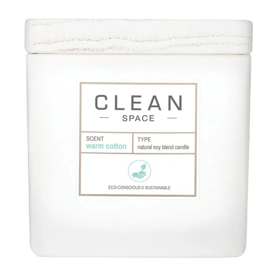 Clean Space Scented Candle Warm Cotton