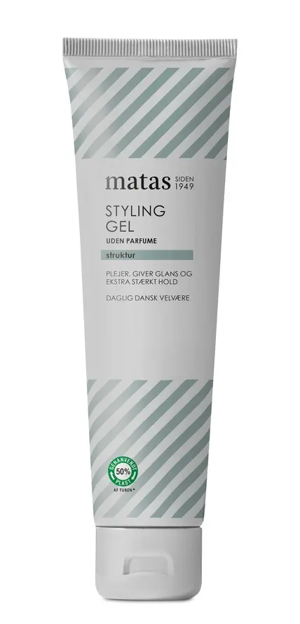 Matas Striber Styling Gel Extra Strong Hold Fragrance Free 100 ml