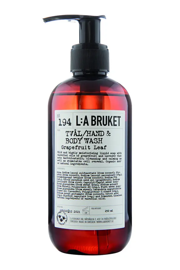 L:A BRUKET 194 Hand & Body Wash Grapefruit Leaf 240 ml