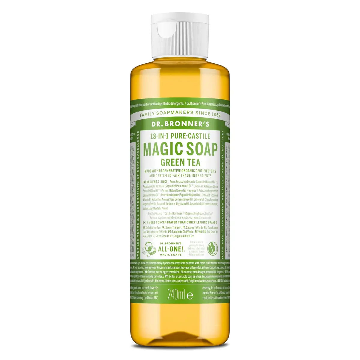 Dr. Bronner's All-One Magic Soap Green Tea 240 ml