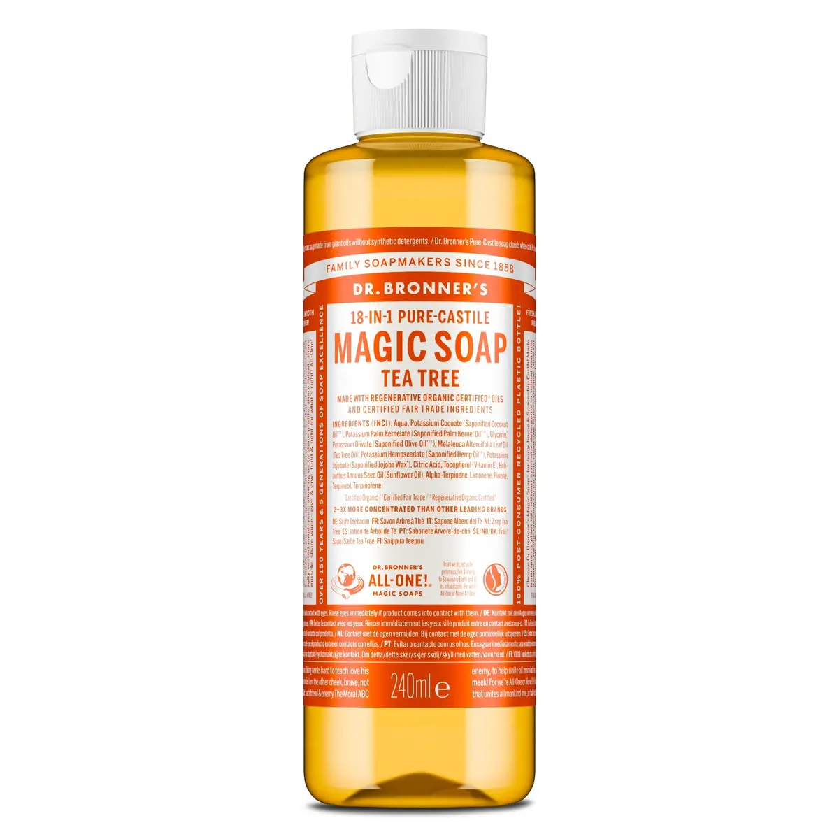 Dr. Bronner's Tea Tree Liquid Soap 236 ml