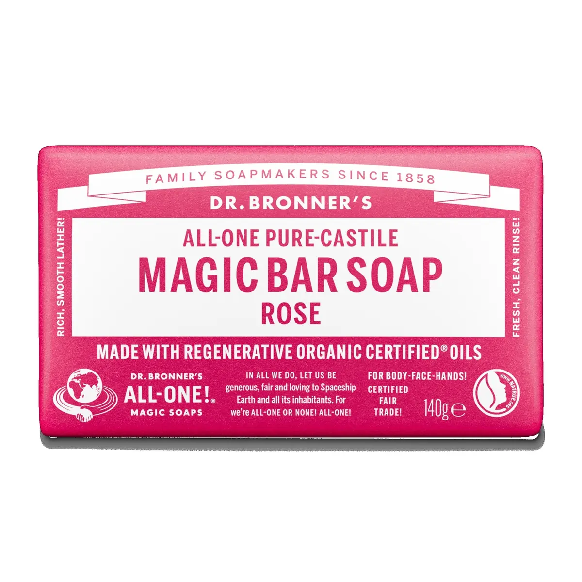 Dr. Bronner's Bar Soap Rose