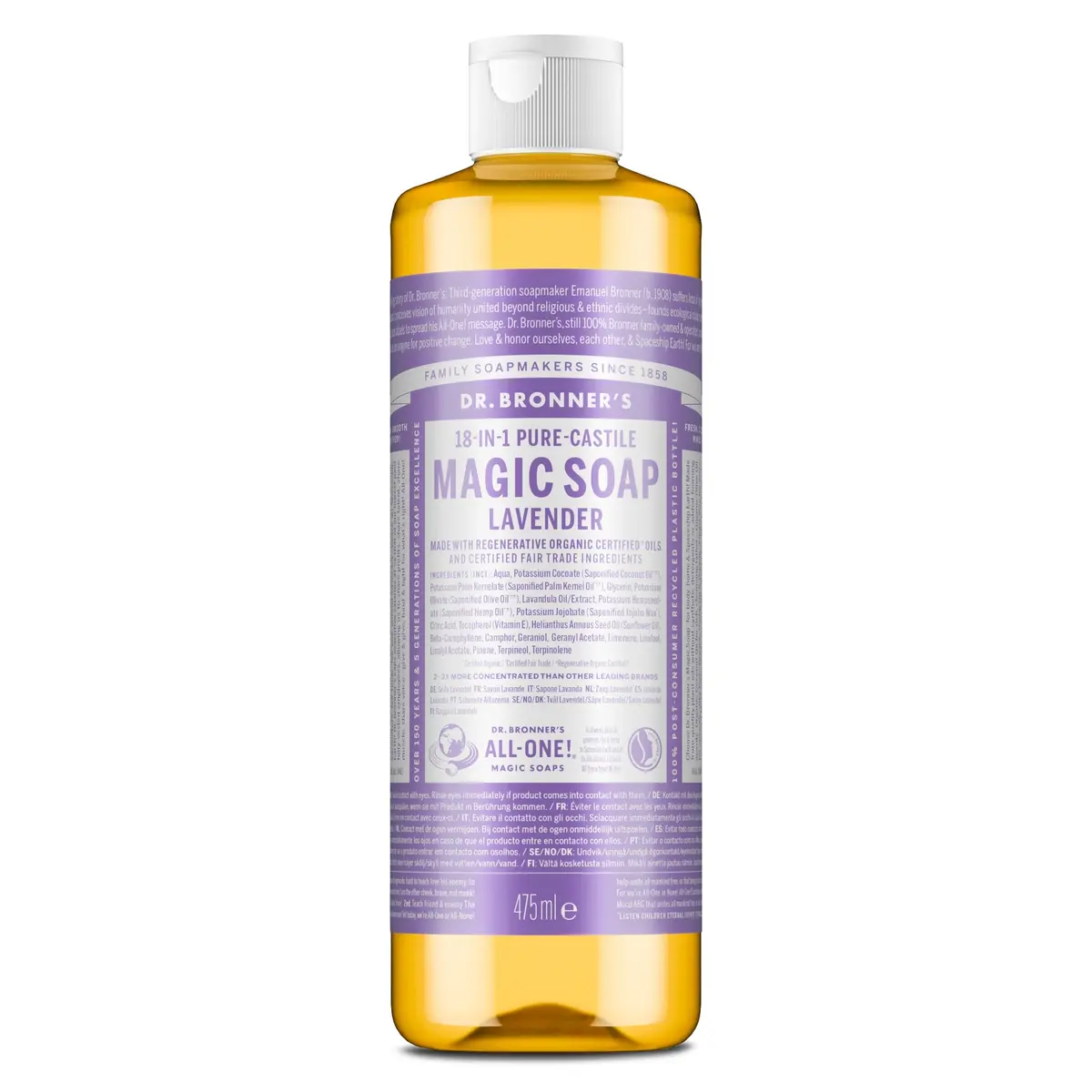Dr. Bronner's Lavender Liquid Soap 473 ml