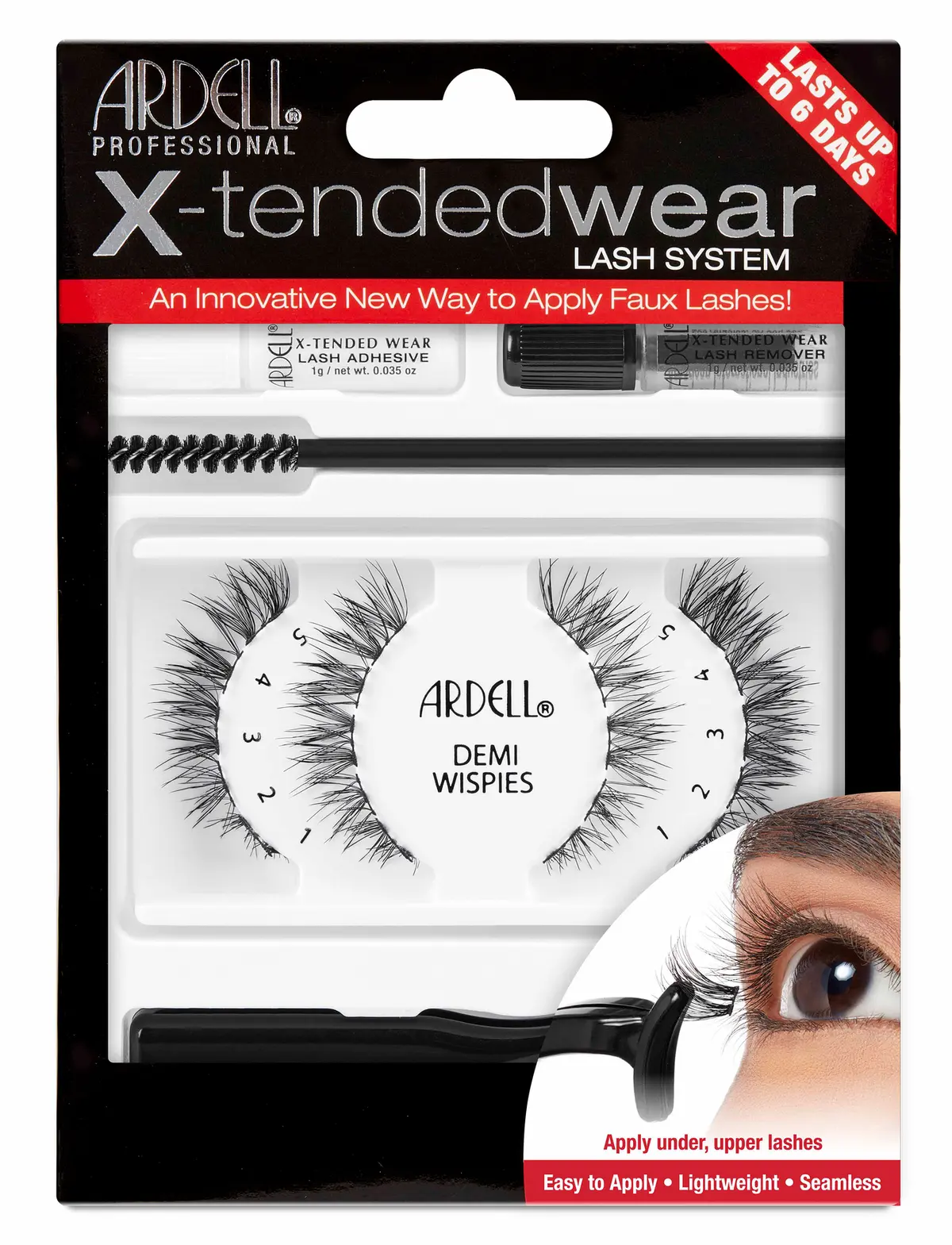 Ardell X-tended Wear Lash System Demi Wispies False Lashes