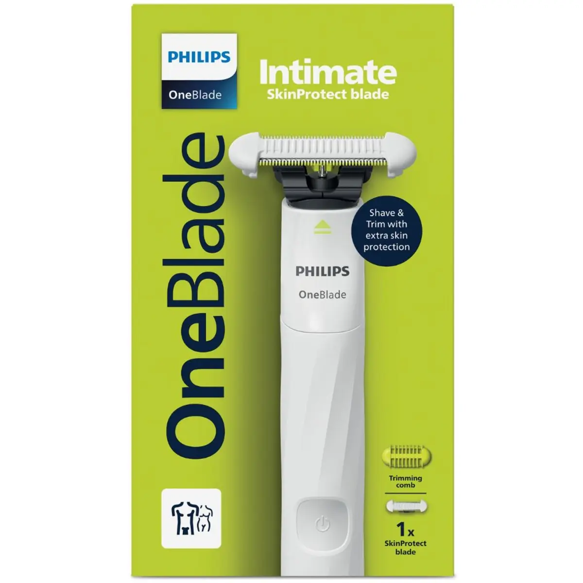 Philips OneBlade Intimate Hvid
