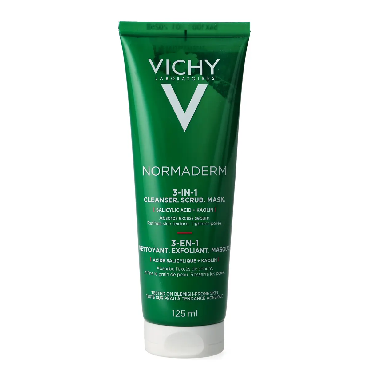 Vichy Normaderm 3-In-1 Scrub + Cleanser + Mask 125 ml