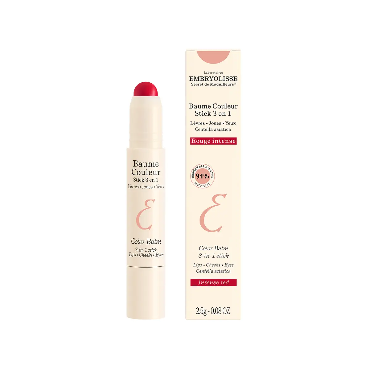 Embryolisse EMBRYO Color Balm 3-In-1 Stick Intense Red