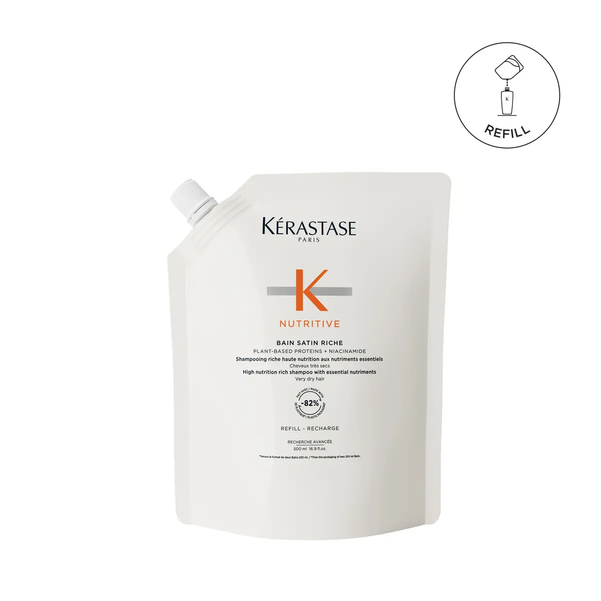 Bain Satin Riche Shampoo Refill 500 ml