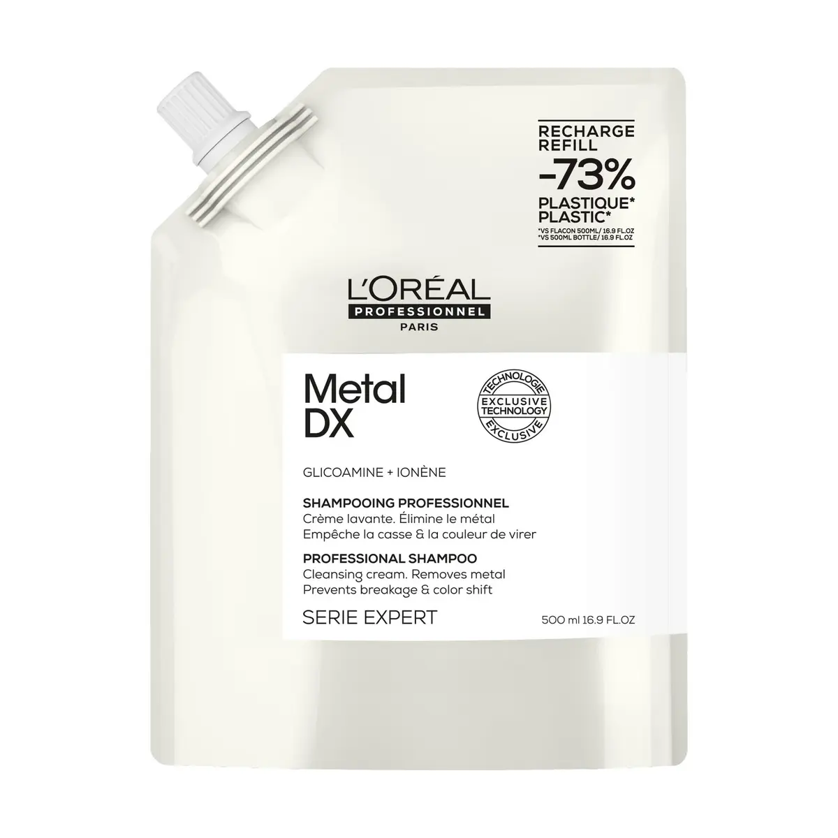 L'Oréal Professionnel Metal DX Shampoo 500 ml, Refill