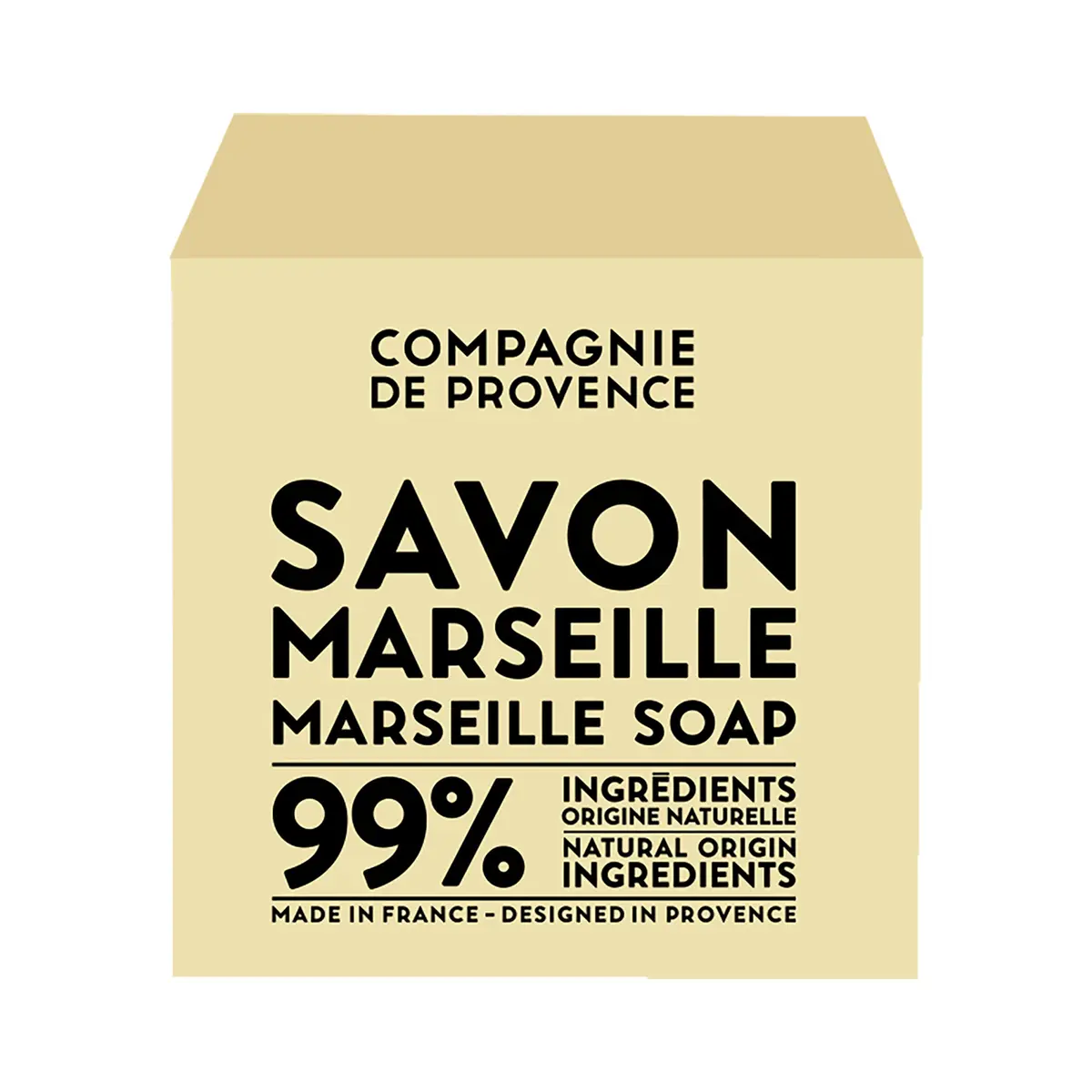 COMPAGNIE DE PROVENCE SAVON Cube Of Marseille Soap Bar Soap 400 g