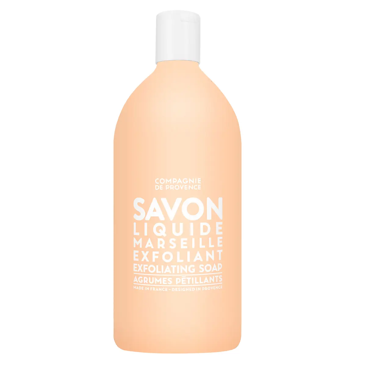 COMPAGNIE DE PROVENCE SAVON Exfoliating Liquid Marseille Soap Refill Liquid Hand Refill Soap 495 ml