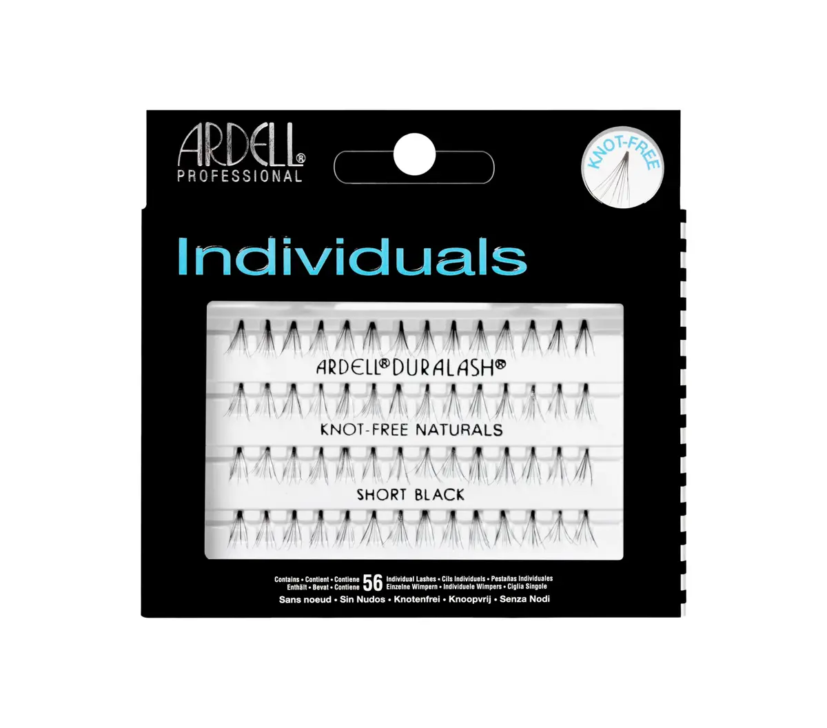 Ardell Duralash Individual Naturals Knotted Flares Short Black