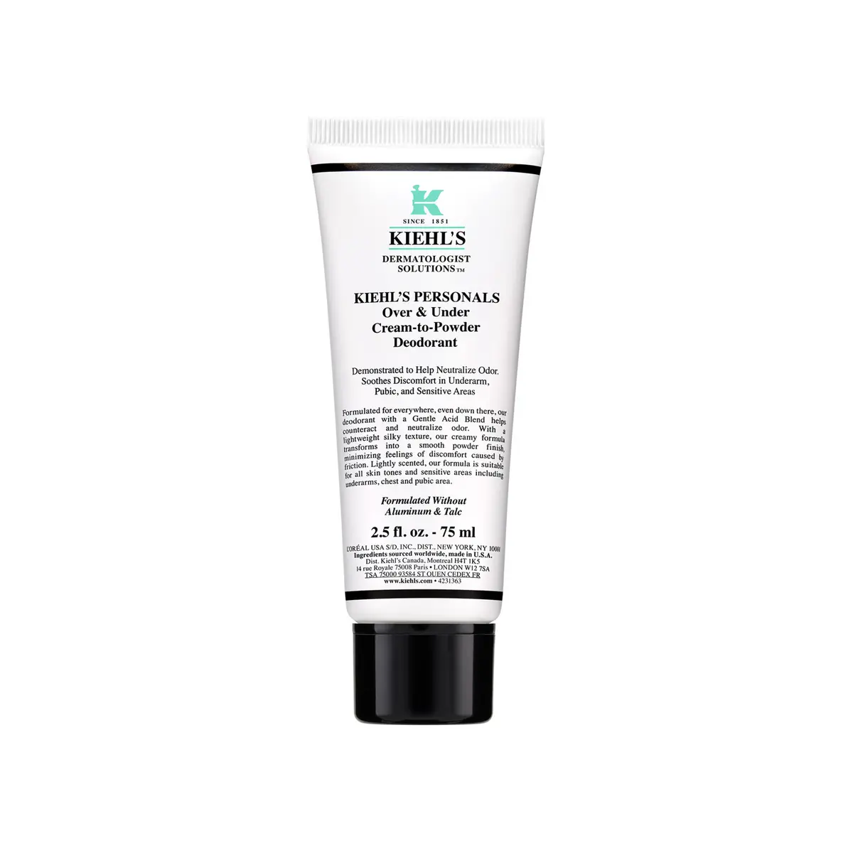 Kiehl’s Over & Under Cream-to-Powder Deodorant 75 ml